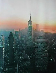 NYの夕景の写真(jpeg品質100%(34.3K))